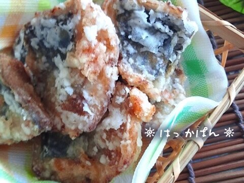 塩トマトで♪鯖の竜田揚げ✿